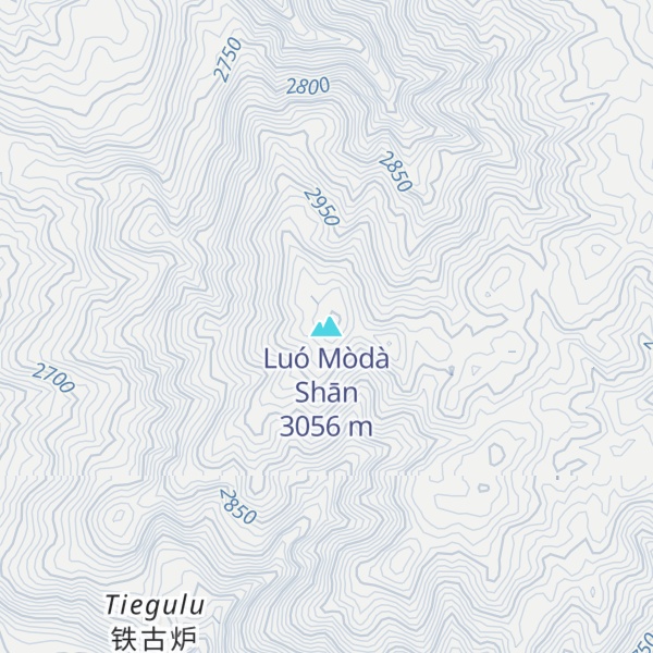 Map of Luó Mòdà Shān