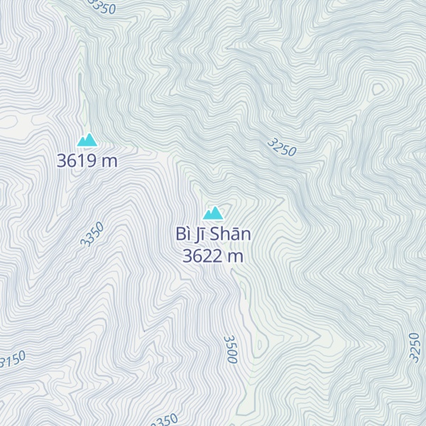 Map of Bì Jī Shān
