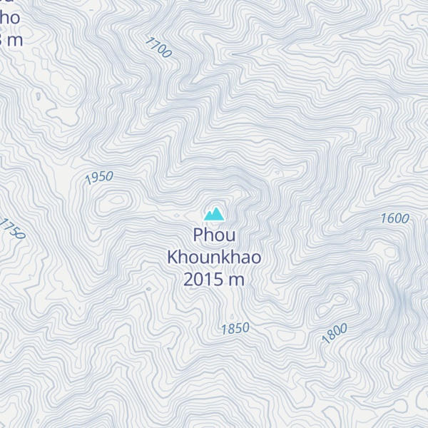 Map of Phou Khounkhao