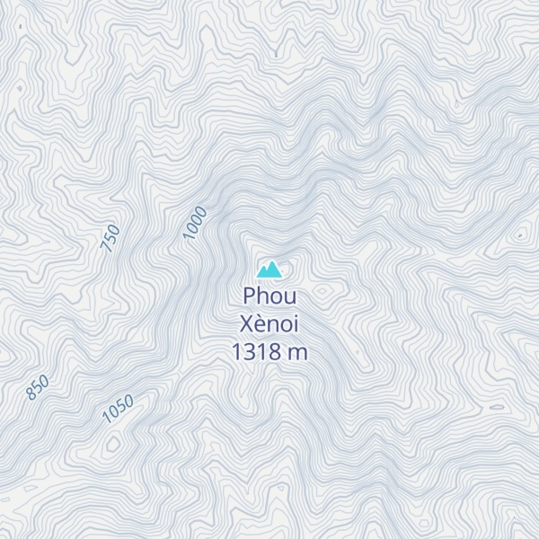 Map of Phou Xènoi
