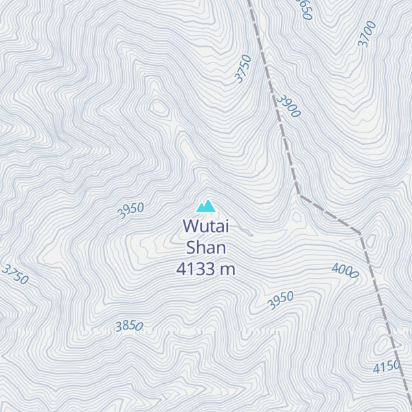 Map of Wutai Shan