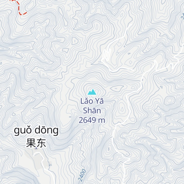 Map of Lǎo Yā Shān