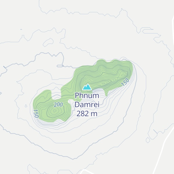 Map of Phnum Damrei