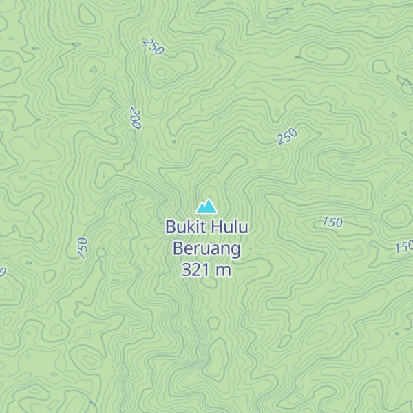 Map of Bukit Hulu Beruang