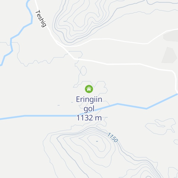 Map of Eringiin gol