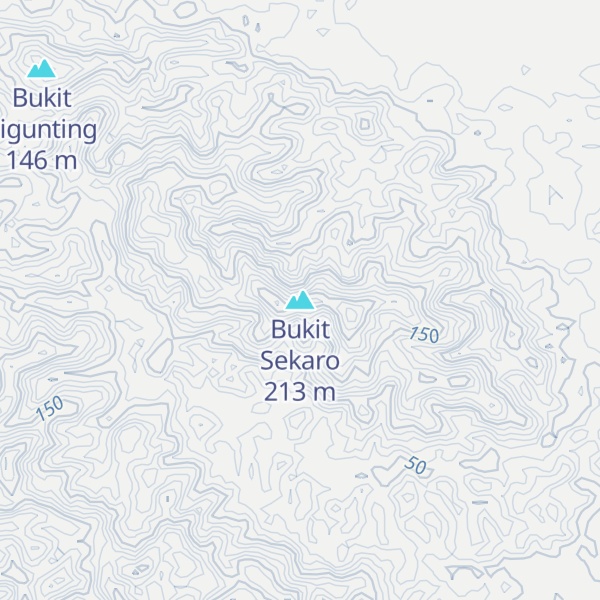 Map of Bukit Sekaro