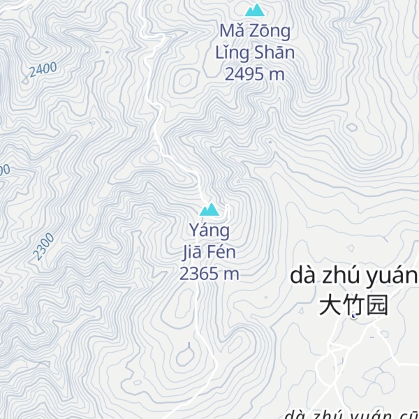 Map of Yáng Jiā Fén
