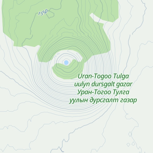 Map of Uran-Togoo