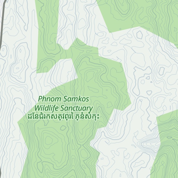 Map of Phnum Bantoat