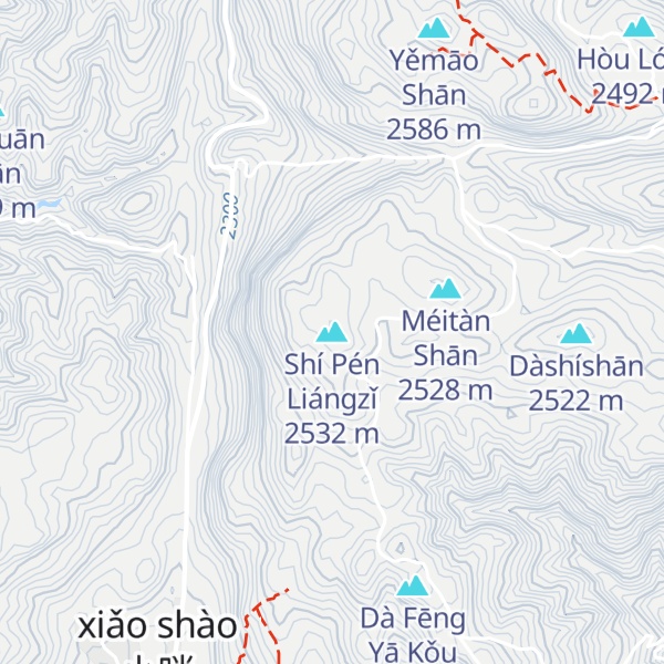 Map of Shí Pén Liángzǐ