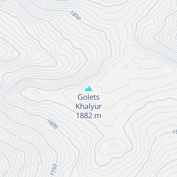 Map of Golets Khalyur