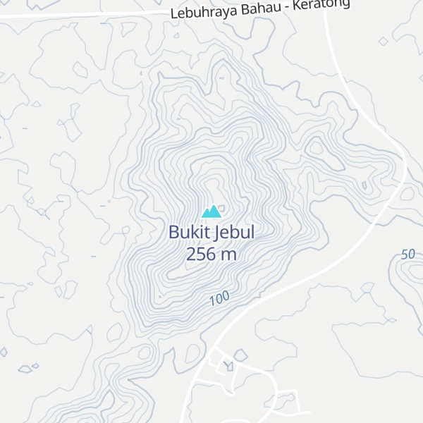 Map of Bukit Jebul