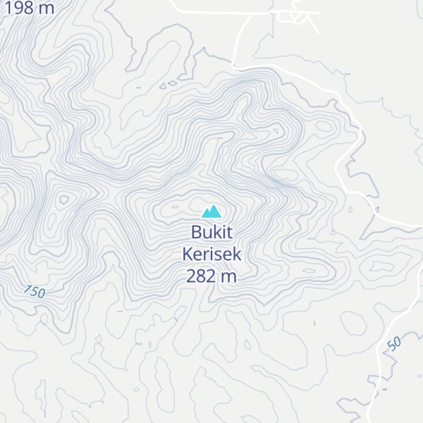 Map of Bukit Kerisek