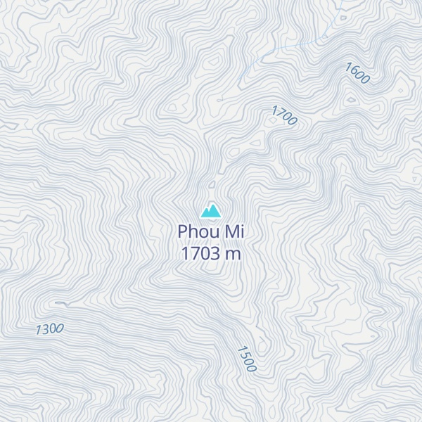 Map of Phou Mi