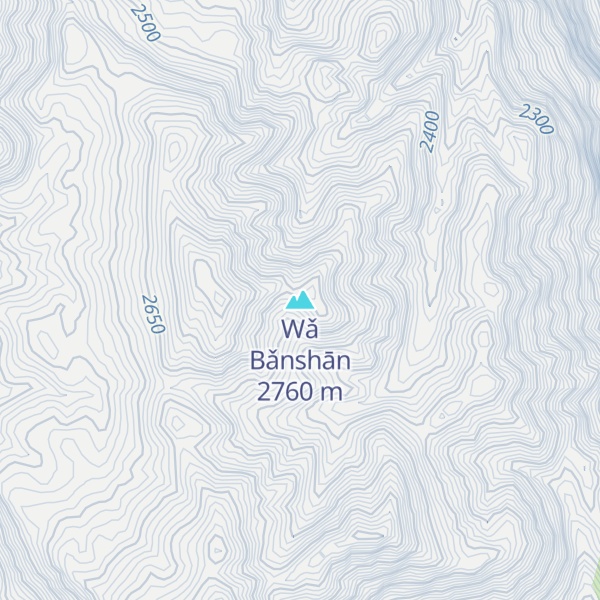 Map of Wǎ Bǎnshān