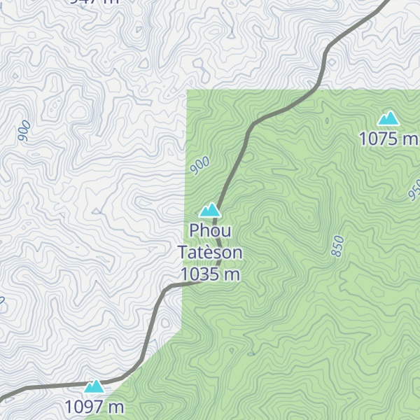 Map of Phou Tatèson