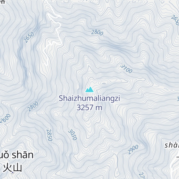 Map of Shaizhumaliangzi
