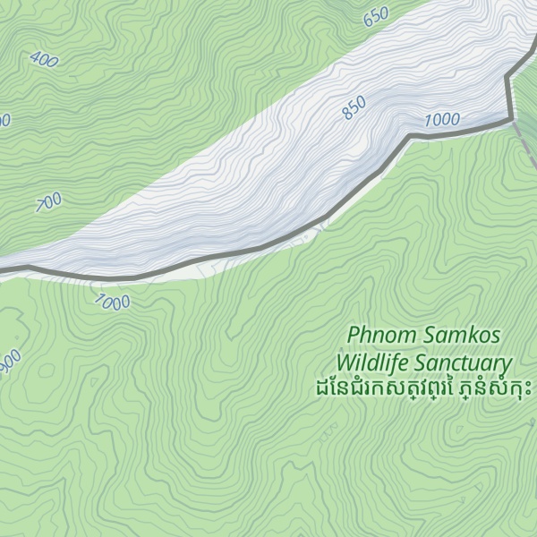 Map of Phnum Trieng