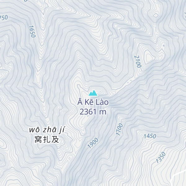 Map of Ā Kē Lào