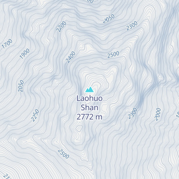 Map of Laohuo Shan