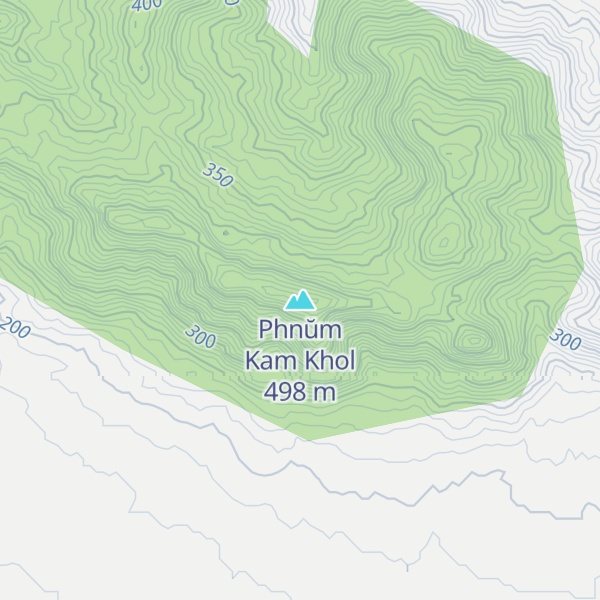 Map of Phnŭm Kam Khol