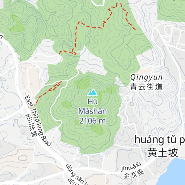 Map of Hū Mǎshān