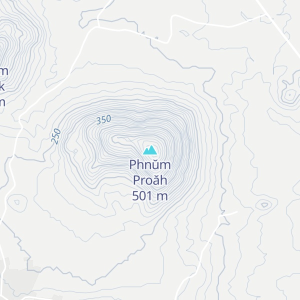 Map of Phnŭm Proăh