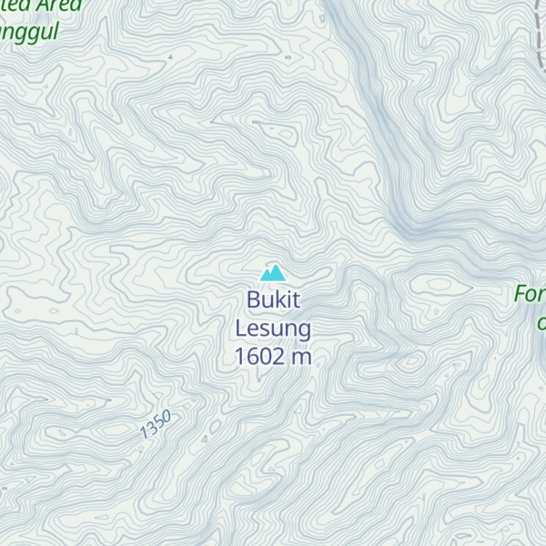 Map of Bukit Lesung