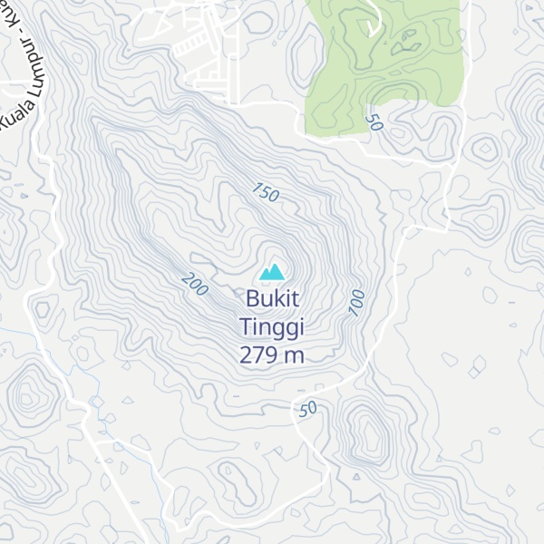 Map of Bukit Tinggi