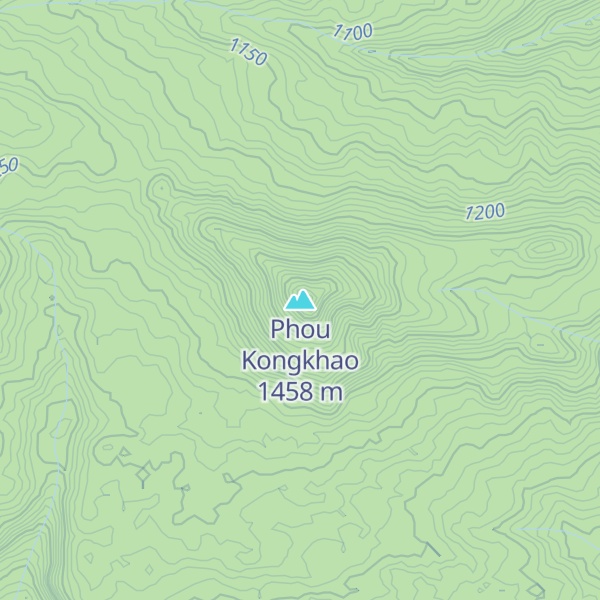 Map of Phou Kongkhao