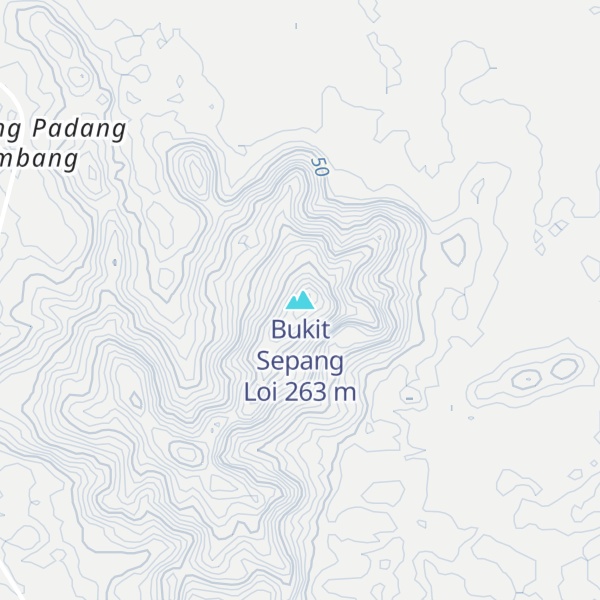 Map of Bukit Sepang Loi