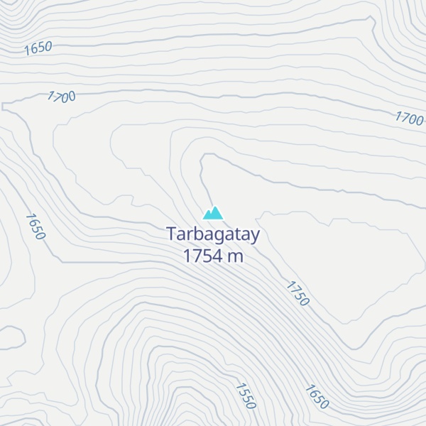 Map of Tarbagatay