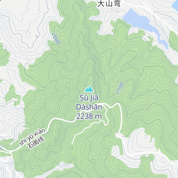 Map of Sū Jiā Dàshān