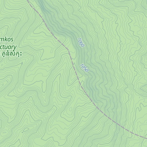 Map of Phnŭm Thmâr Roang