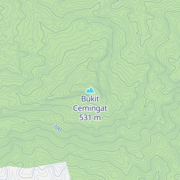 Map of Bukit Cemingat