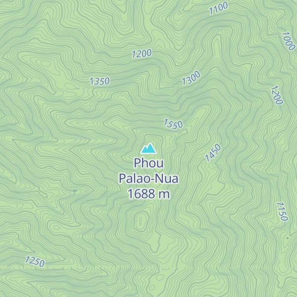 Map of Phou Palao-Nua