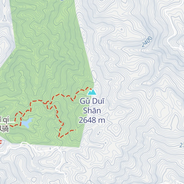 Map of Gǔ Duī Shān