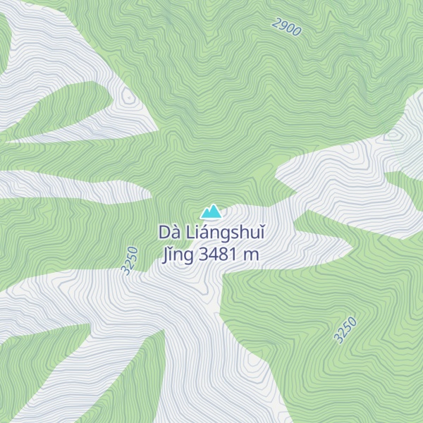 Map of Dà Liángshuǐ Jǐng