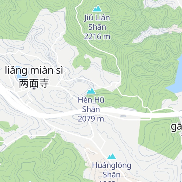 Map of Hèn Hǔ Shān