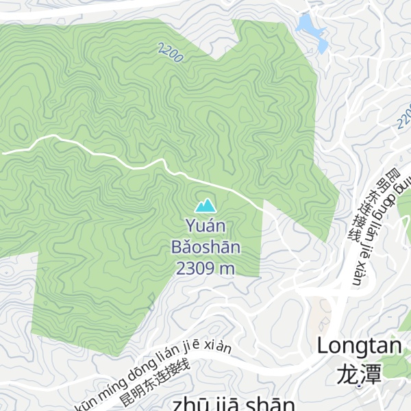 Map of Yuán Bǎoshān