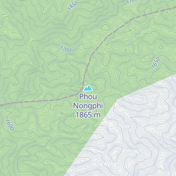 Map of Phou Nongphi