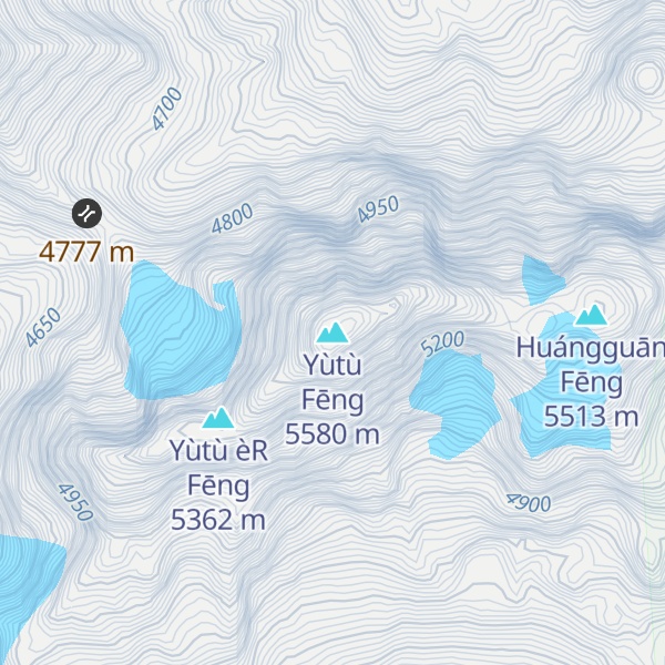 Map of Yùtù Fēng