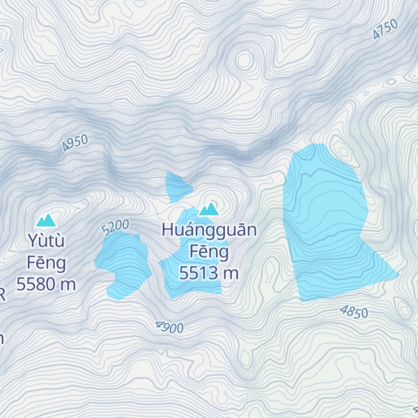 Map of Huángguān Fēng