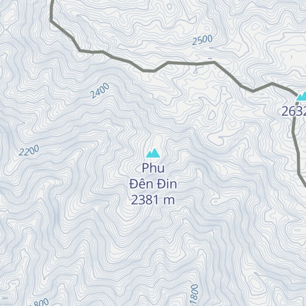 Map of Phu Đên Đin