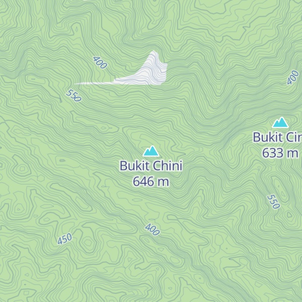 Map of Bukit Chini