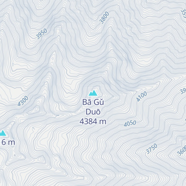 Map of Bā Gǔ Duō