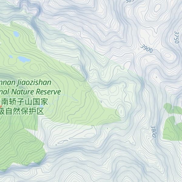 Map of Tiantai Peak