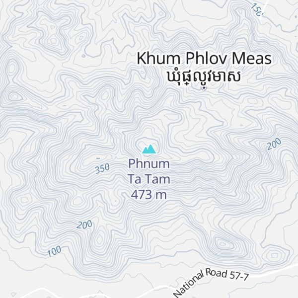 Map of Phnum Ta Tam