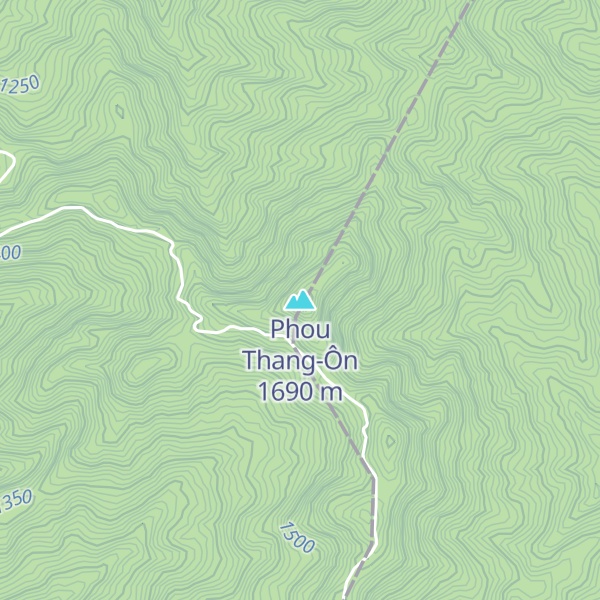 Map of Phou Thang-Ôn