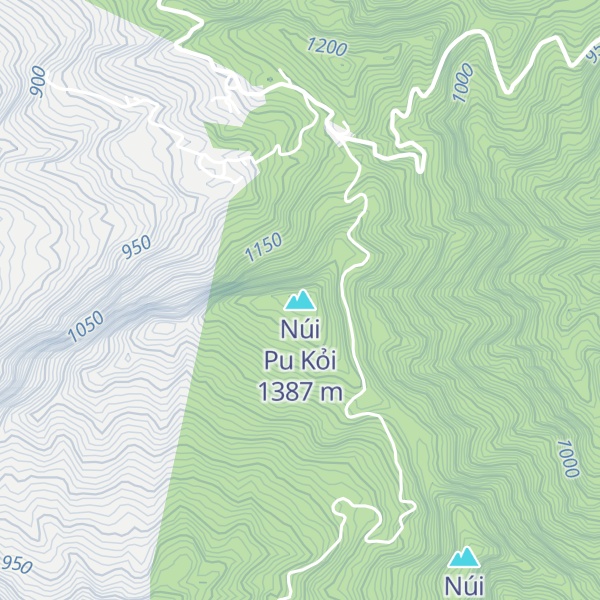 Map of Núi Pu Kỏi